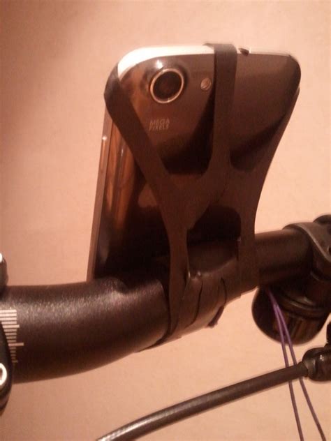 You also need to find a gps mount that does the job. Dirt cheap DIY Smartphone Bike Mount | DotMana