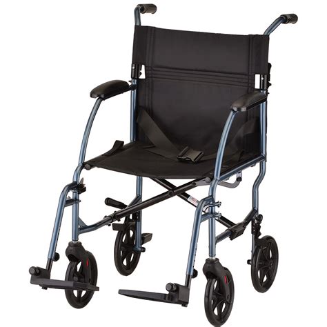 This is why you will often see them referred to as a rollator transport chair. NOVA Lightweight 19" Transport Chair - Blue - Carnegie ...