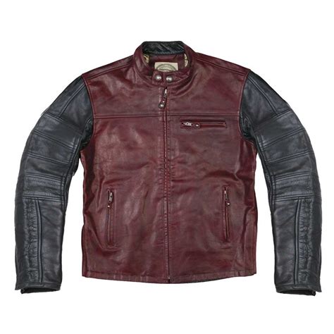 Shop roland sands design jackets at cheap prices. Roland Sands Design Ronin Leather Jacket - Oxblood / Black ...