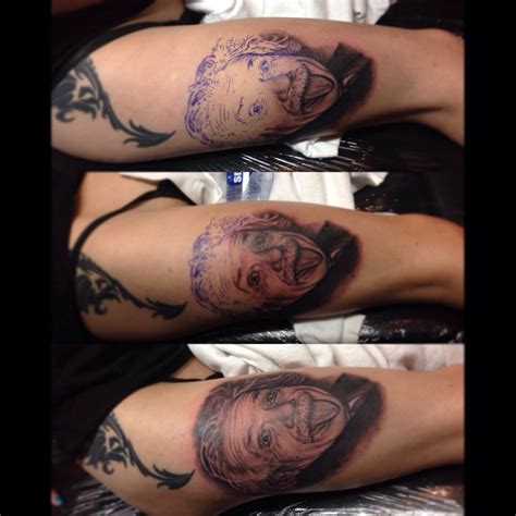 Consider offering your appreciation to this honorable man with an albert einstein tattoo. Albert Einstein portrait tattoo (With images) | Portrait ...