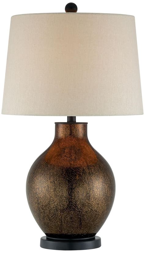 Copper Crackle Glass Jug Base Table Lamp - #T5733 | Lamps ...