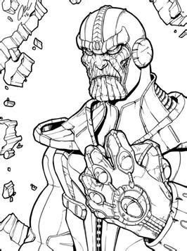 Personalize this coloring page : Kids-n-fun.de | 12 Ausmalbilder von Thanos