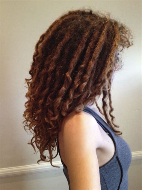 Curly hair is fragile and more prone to breakage and snagging. Curly dreads timeline - Dreadlocks Natural Dreads ...