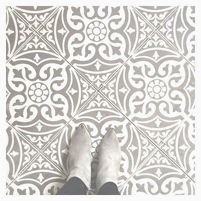 Moroccan mosaic floor tiles : Details about TILE DEALS & SAMPLES Tweeford Grey Moroccan ...
