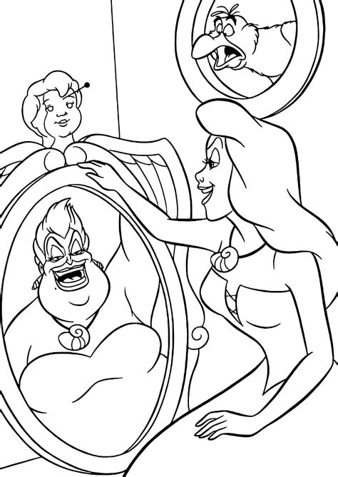 Mermaid coloring pages disney colors cartoon coloring pages coloring book pages. The Little Mermaid - Ursula transformed into Veronica ...