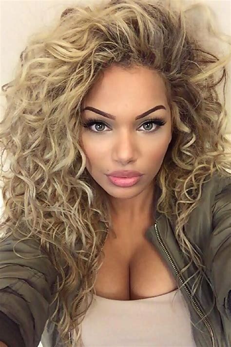 Curly hair, curly, curly haired black, curly haired blonde. 15 Long Curly Hairstyles For Women To Jealous Everyone ...