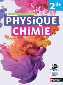 Physique-Chimie 2de (2019) site ressources élève | Éditions Nathan