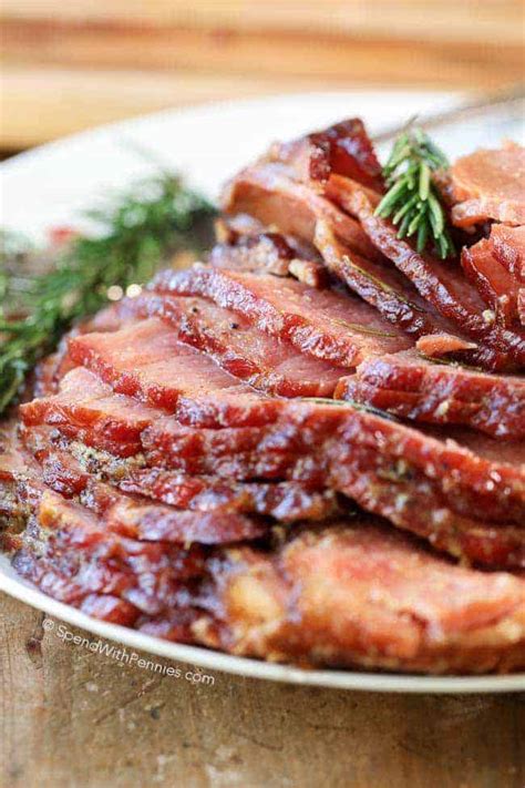 An easy way to cook ham in a slow cooker. Cooking A 3 Lb. Boneless Spiral Ham In The Crockpot ...