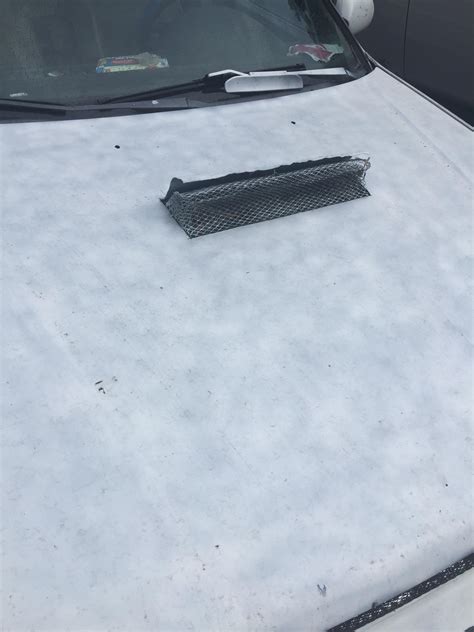 A wide variety of hood scoop options are available to you DIY hood scoop : Shitty_Car_Mods