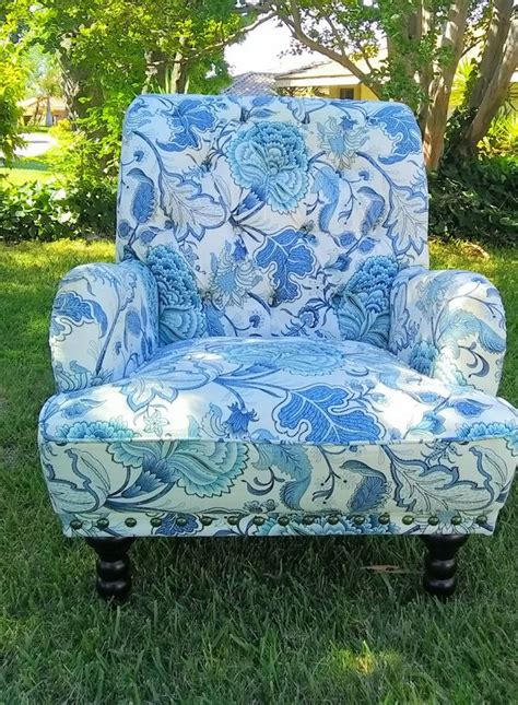 Floral print fabric sofas floral couch living room patterned fabric sofas floral living room furniture fabric sofa and loveseat chas blue floral armchair. Pier 1 indigo blue floral armchair for Sale in Riverside ...