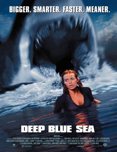 Томас джейн, саффрон берроуз, сэмюэл л. Ver Deep Blue Sea (Alerta en lo profundo) (1999) online ...