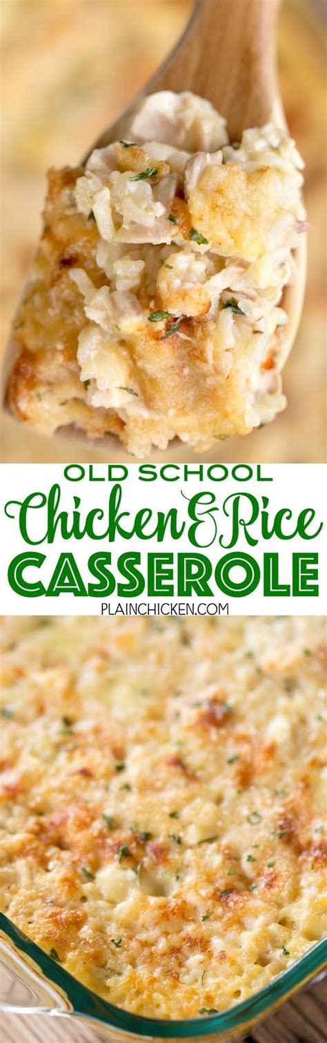 We're sharing two great recipes to make yogurt in your insta pot (or any pot). Old School Chicken and Rice Casserole - seriously THE BEST ...