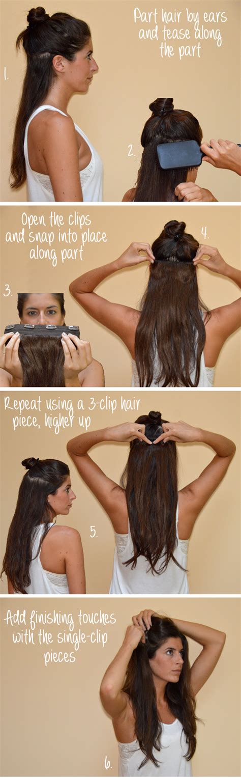 #extensions #subtly #before #clipin #after #hair #how #put ...