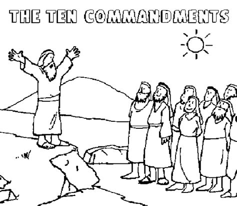 All sins fit within the scope of the ten commandments. Ten Commandments | Coloring pages, Ten commandments ...