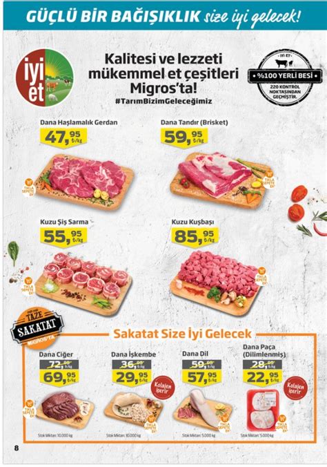 Tüm i̇yiler migros'ta sebze, meyve, et, balık, süt ürünlerinden, kahvaltılık, organik gıda, içecek, bebek ve anne ürünlerine, oyuncak ve deterjandan, temizlik, kozmetik ürünleri, ekstra avantajlı migros marka ürünlere kadar her şeyin en iyisi. Migros 18 Şubat 3 Mart 2021 Migroskop Kataloğu - BİM ...