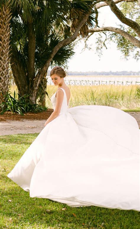 Wedding dresses are mostly white. White Pure Couture Custom Designed Wedding Wedding Dresses