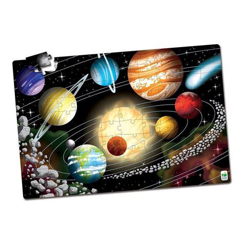 Puzzle von ravensburger jetzt entdecken. Glow-in-the-Dark Space Puzzle for Kids - 100 Piece - View ...