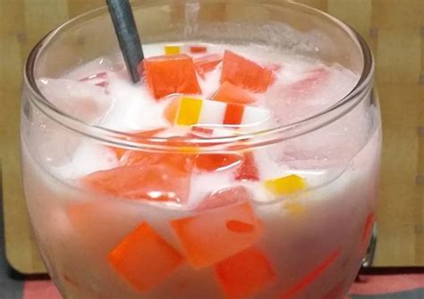 Pada kesempatan kali ini doyanresep.com akan membagikan resep minuman susu jelly botol yang wajib untuk dicoba. Resep Minuman Yoghurt Jelly : Kreasi Resep Makanan Dan ...