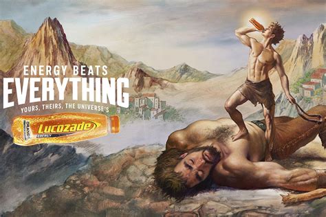 This translates to a height of approximately 9 feet 6 inches. Lucozade Energy "David & Goliath" by Grey London | Campaign US