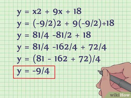 How to Find the Vertex of a Quadratic Equation: 10 Steps