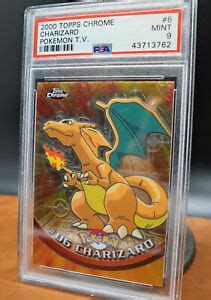 We did not find results for: 2000 Pokemon TOPPS CHROME Charizard HOLO PSA 9 MINT #6 Pokemon T.V. | eBay