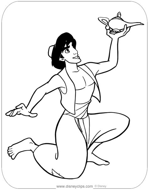 Posted in stuff coloring pages. Aladdin Coloring Pages - Visual Arts Ideas