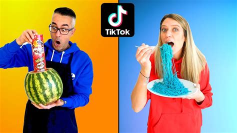 Watch us react to eating the viral tiktok food hack: ¡PROBANDO NUEVOS FOOD HACKS TIKTOK! - YouTube
