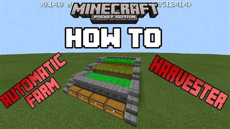 This minecraft how to video shows what is, in my opinion, the. How To Make An Automatic Farm Harvester In MCPE|Minecraft ...