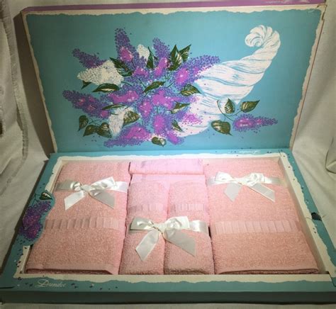 Also set sale alerts and shop exclusive offers only on shopstyle. Vintage 50s 60s Pink Bath Towel Set Gift Dundee Rockabilly ...