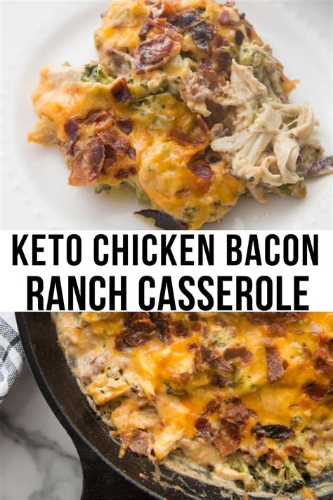 At only 2g net carbs per serving this keto chicken recipe is easy enough to be made any night of the week! Keto Chicken Bacon Ranch Casserole With Broccoli | Kasey ...