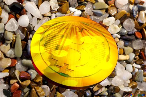 Download free picture Bitcoin gold Rays coin Minerals ...