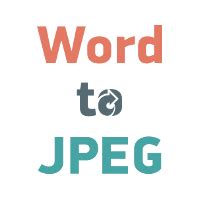 Can i just convert word to jpg for free like this? Word en JPEG - Convertir en ligne les fichiers Word vers ...