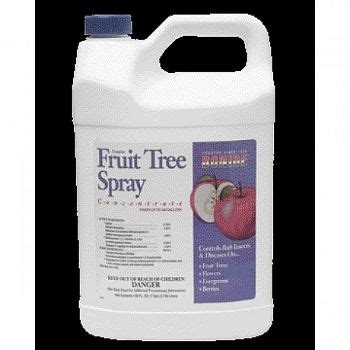 Fruit tree spray concentrate is a liquid fruit tree spray containing insecticide, fungicide, aphicide, miticide, scalicide, and spreadersticker all in one solution. 1 Gal. Fruit Tree Spray 205 Landscape Supplies - GregRobert