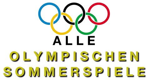 Juli starten die olympischen sommerspiele. Alle olympischen Sommerspiele - YouTube