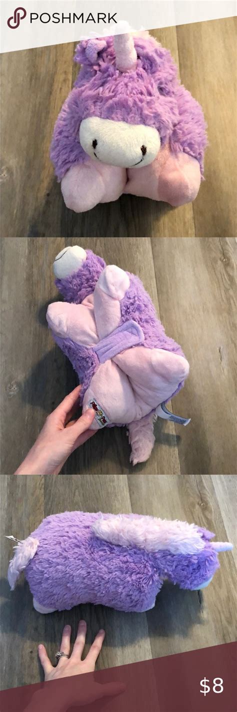My pillow pets authentic pillow pet huggable hippo backpack plush toy gift. Unicorn pee wee pillow pet in 2020 | Animal pillows, Unicorn pillow pet, Unicorn pee