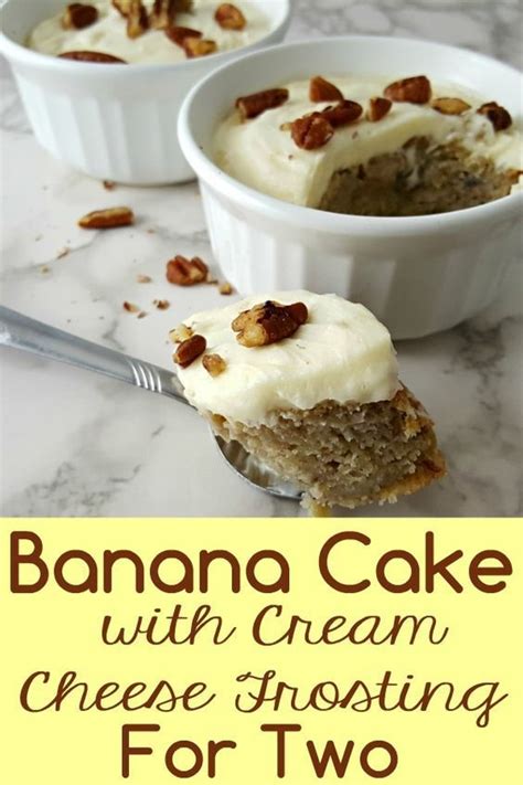 If so, you need to jump in the kitchen and make this easy banana cake right now. This Banana Cake with Cream Cheese | Desserts, Frosting recipes, Small desserts