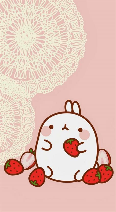 You can install this wallpaper on your desktop or on your mobile phone and other gadgets that support wallpaper. Molang wallpaper by Lyoncub2323 - f4 - Free on ZEDGE™