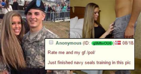No matter how you feel about monogamy, it's pretty awful to lie to your partner and violate their trust by getting involved with someone behind their back. 'Navy Seal' Gets Brutally Embarrassed When He Brags About ...