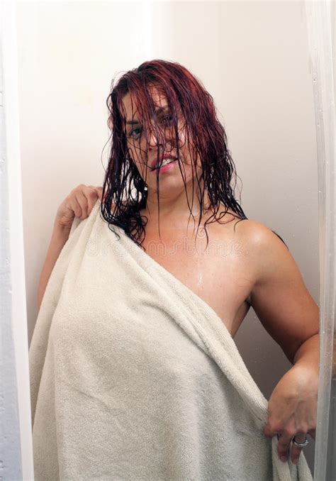 A lot of hair on the taut recent slit of my legal age teenager girlfriend. Redhead in the Shower (1) stock photo. Image of beauty ...