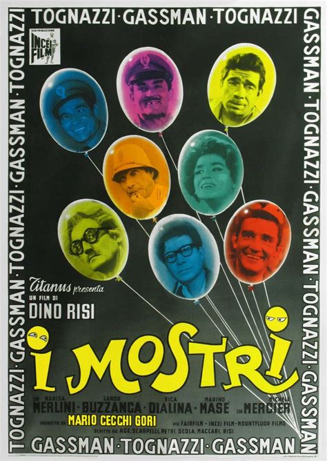 Quindici anni dopo 'i mostri', dino risi, stavolta affiancato da monicelli e scola, realizza una nuova commedia satirica, in quattordici brevi episodi. I Mostri (Film, 1963) - MovieMeter.nl