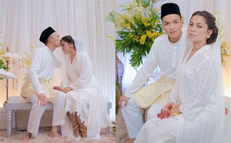 Gemuruh tiga kali lafaz akad nikah. Kaka Azraff Sah Bergelar Isteri Kepada Adam Azriff ...