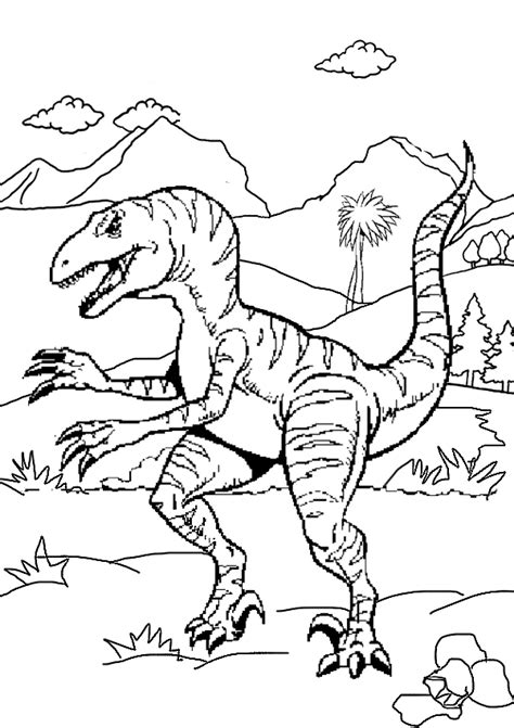 Closely inspect the fuselage, wing panels, rudder, and stabilizer for damage. Raptor Dinosaur Coloring Pages at GetDrawings | Free download