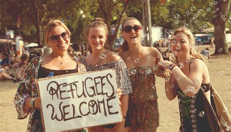 Say it loud, say it clear: Fotos: Refugees Welcome - Ein klares Statement