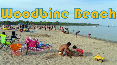 The access to get there was easier than the way to visit scarborough bluff beach. Woodbine Beach, Toronto - YouTube