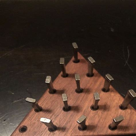 For more background info about the puzzle. Peg Solitaire Cracker Barrel Game Last Man Standing | Etsy ...