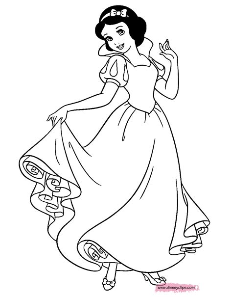 Coloring pages for kids for girl. Snow White Coloring Page | Princess coloring pages, Snow ...