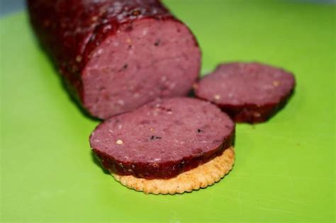 The secret to great kielbasa is properly blending the spices. Homemade Venison Summer Sausage | Venison summer sausage ...