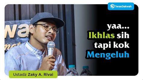 Watch official video, print or download text in pdf. Ikhlas Tapi Mengeluh - QnA - Generasi Rebahan - YouTube