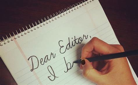 In other words, it is a formal letter sent to a newspaper or a magazine to discuss the problems from its readers. Letters To The Editor: Hand-written notes... | Letter to the editor, Lettering, Note writing