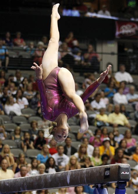 Utah red rocks gymnast sabrina schwab performs in the uneven bars routine during an ncaa gymnastics. http://www.flickr.com/photos/29455407@N06/2768761374/ #KyFun | Olympic gymnastics, Gymnastics ...